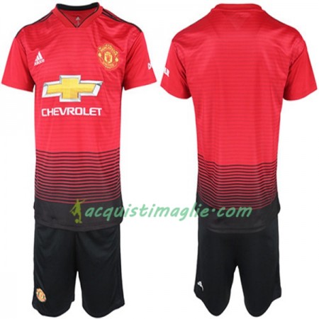 Divisa di Calcio Manchester United Bambino Prima 2018/2019